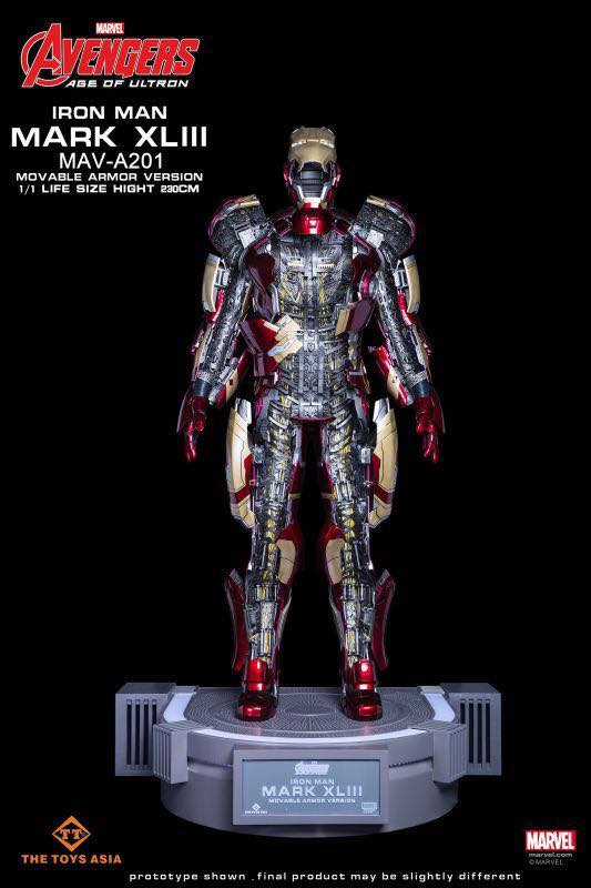 Iron man Mark XLIII Movable armor version