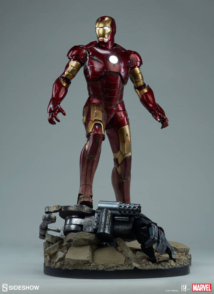 Iron Man Mark III Maquette by Sideshow Collectibles