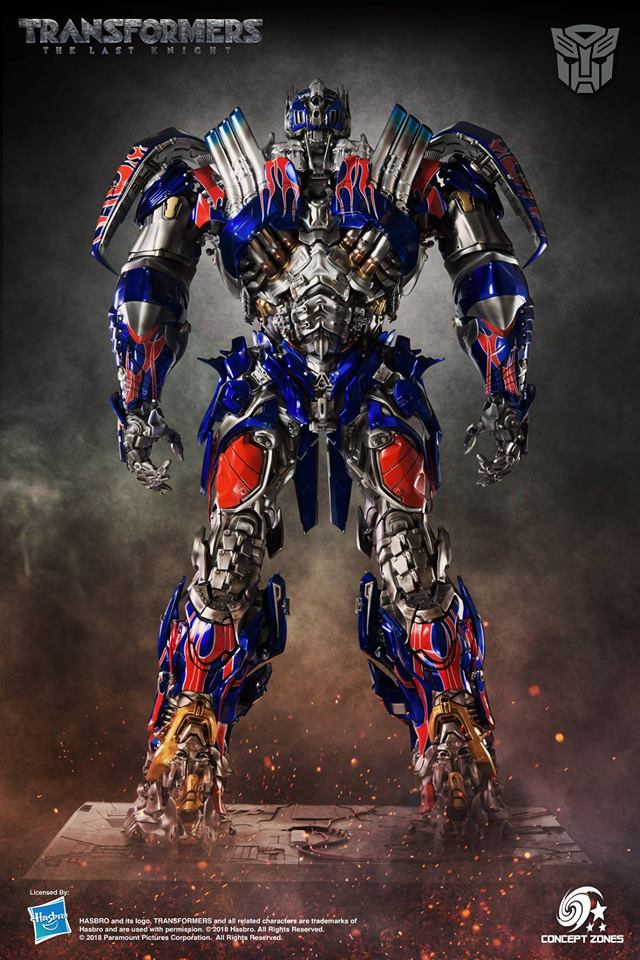 Optimus Prime: The Last Knight Statue