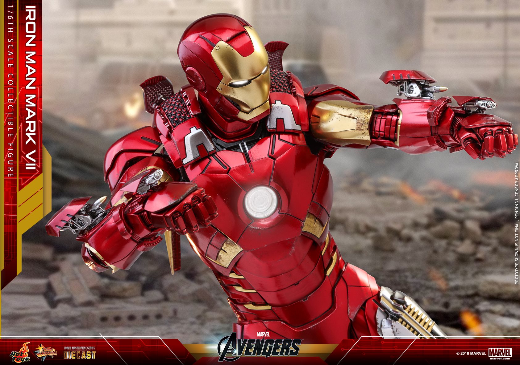 The Avengers - 1/6th scale Iron Man Mark VII Collectible Figure