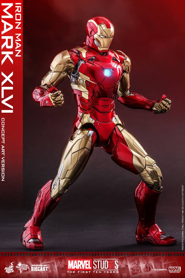 Hot toys Iron man ครบรอบ 10 ปี Marvel Studios 