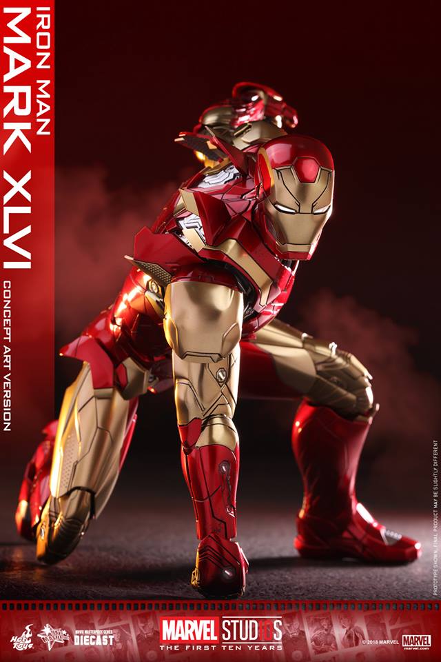 Hot toys Iron Man Mark XLVI ครบรอบ 10 ปี 