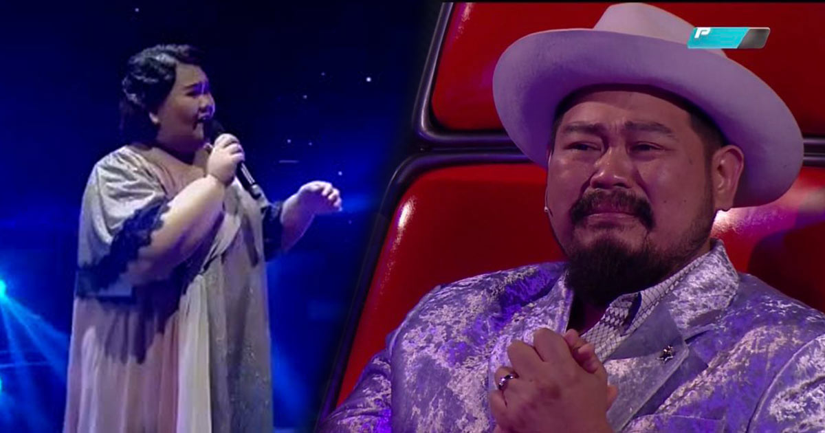 ป๊อป ปองกูล ร้องไห้ ในรายการ The Voice Thailand