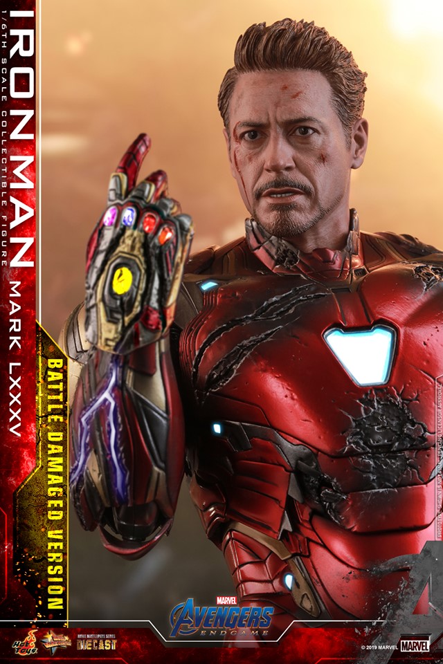 Hot toys Iron man Mark LXXXV Battle Damaged Version